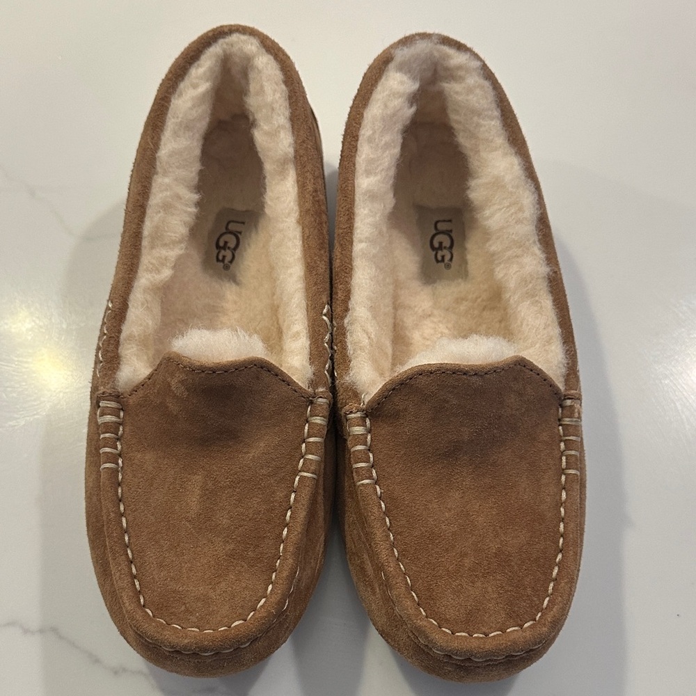 UGG Tan Suede Moccasins